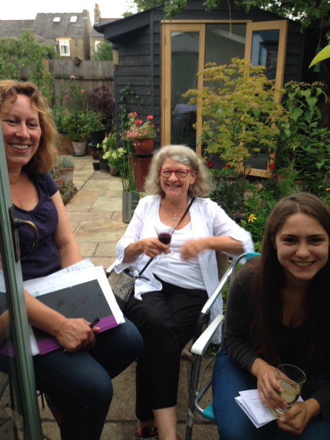 Rebecca Ilett, Ruth Moushabeck and Sandra Martins